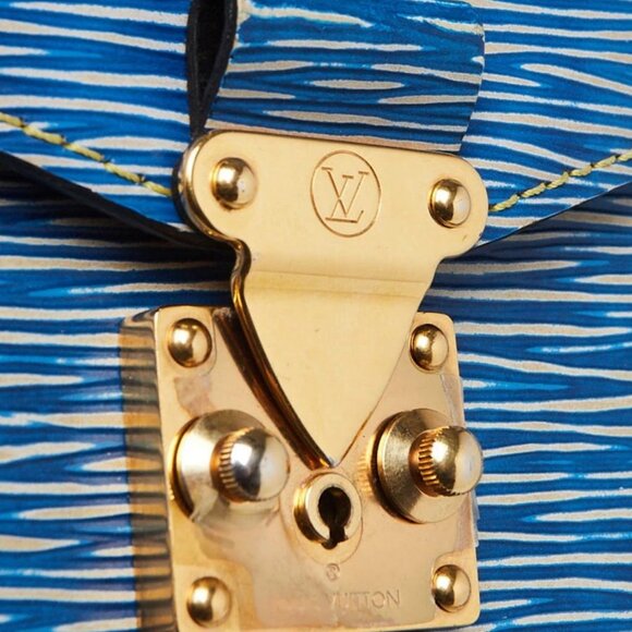 Louis Vuitton Monogram Reverse Canvas Denim Epi Pochette Metis Bag - Picture 5 of 12